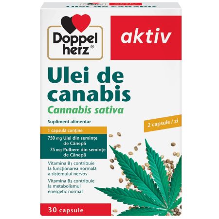 Ulei de canabis, 30 capsule, Doppelherz 