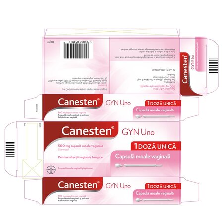 Canesten Gyn Uno, 500 mg, 1 capsula vaginala, Bayer 701304