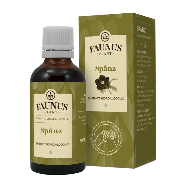 Tinctura de spanz, 50 ml, Faunus Plant