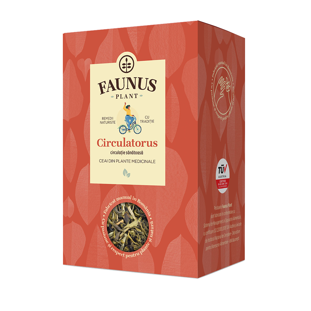 Ceai Circulatorus, 90 g, Faunus Plant