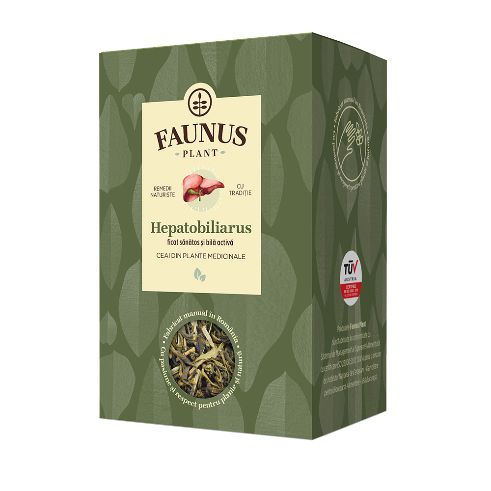 Ceai Hepatobiliarus, 90 g, Faunus Plant