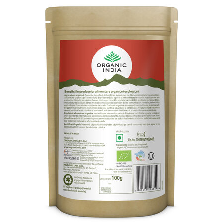 Scortisoara pulbere Bio Ceylon, 100 g, Organic India 698831