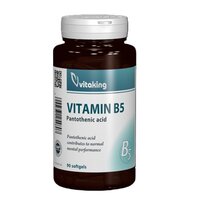 Vitamina B5, 200 mg, 90 capsule, Vitaking