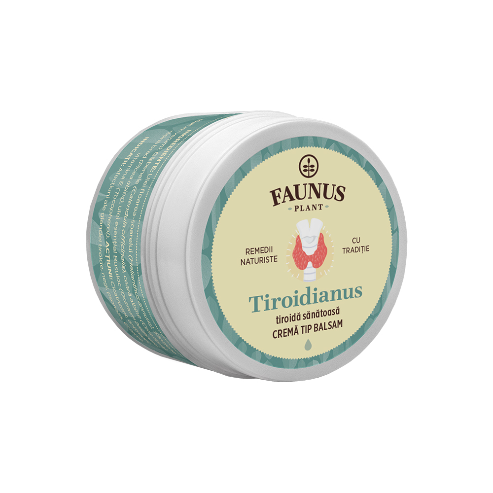 Crema tip balsam Tiroidianus, 50 ml, Faunus Plant