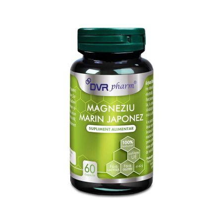 Magneziu marin japonez, 60 capsule, DVR Pharm