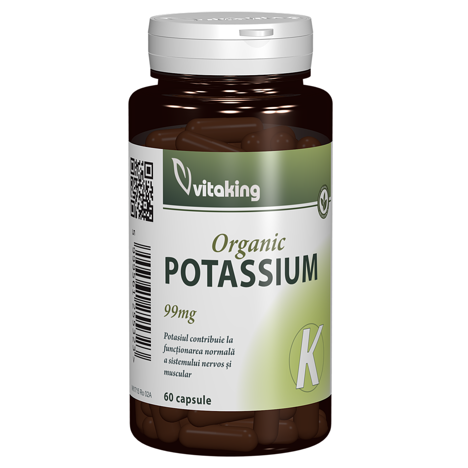 Potasiu, 99 mg, 60 capsule, Vitaking
