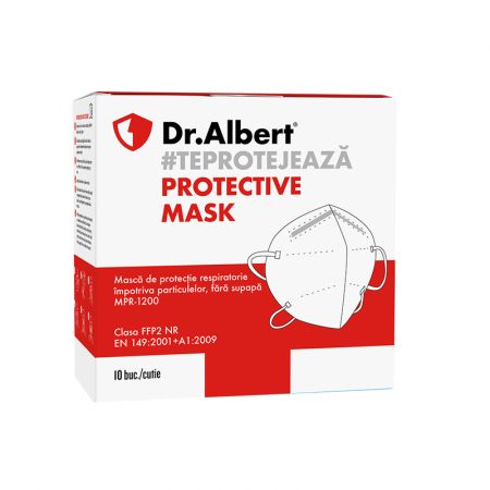 Masti de protectie de tip FFP2, 10 bucati, Dr. Albert 