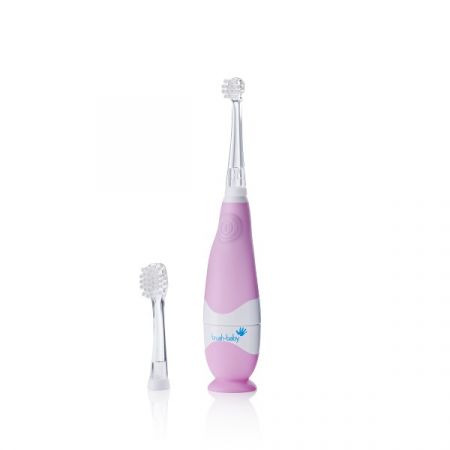 Periuta de dinti electrica roz 0-3 ani Babysonic, Brush Baby 503419