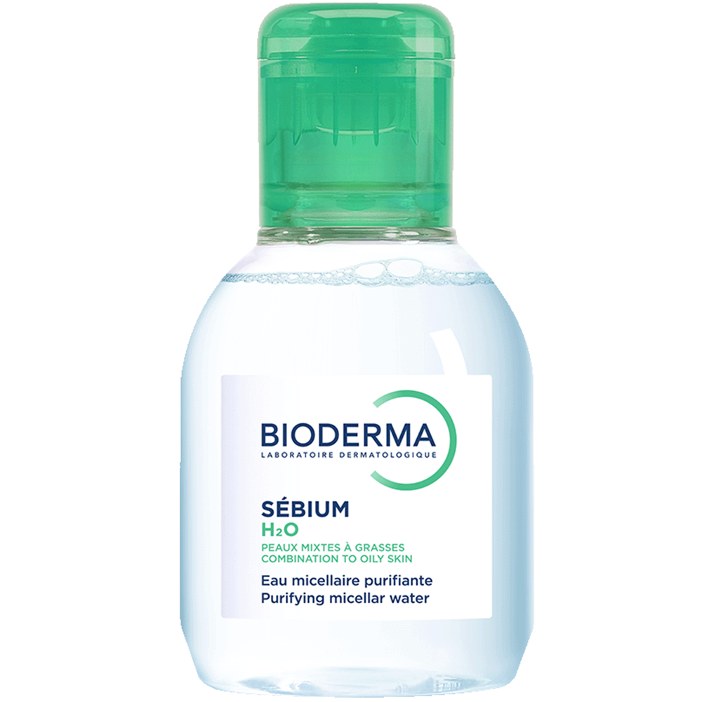 Solutie micelara pentru ten mixt si gras H2O Sebium, 100 ml, Bioderma