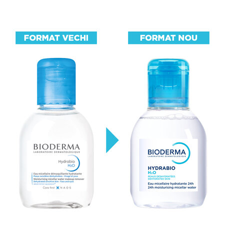 Apa micelara hidratanta Hydrabio H2O, 100 ml, Bioderma 739311