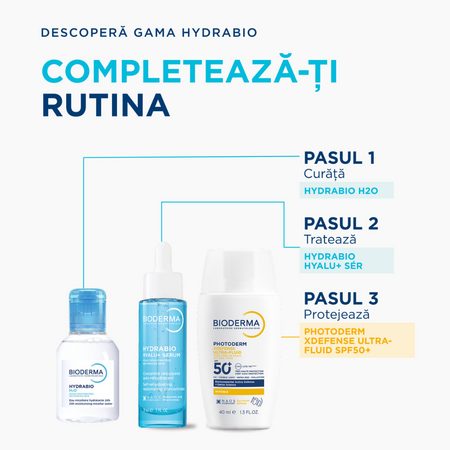 Apa micelara hidratanta Hydrabio H2O, 100 ml, Bioderma 739305