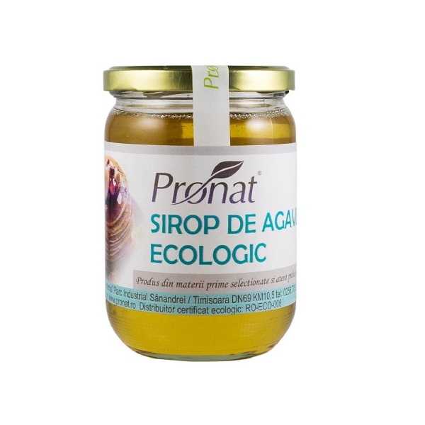 Sirop Bio de agave, 650 g, Pronat