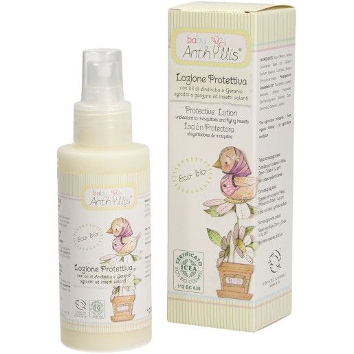 Lotiune protectoare anti tantari si insecte Eco Bio, 100 ml, Baby Anthyllis