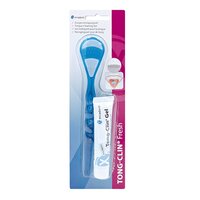 Set de curatare a limbii Tong-Clin Fresh, 1 periuta+1 gel, Miradent