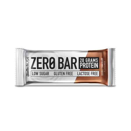 Baton proteic Double Chocolate Zero Bar, 50g, BioTechUSA