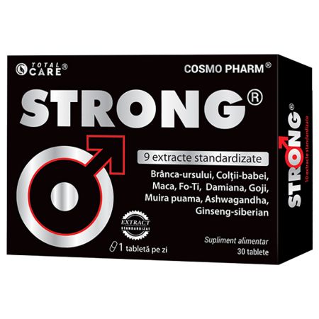 Strong supliment pentru potenta, 30 tablete, Cosmopharm