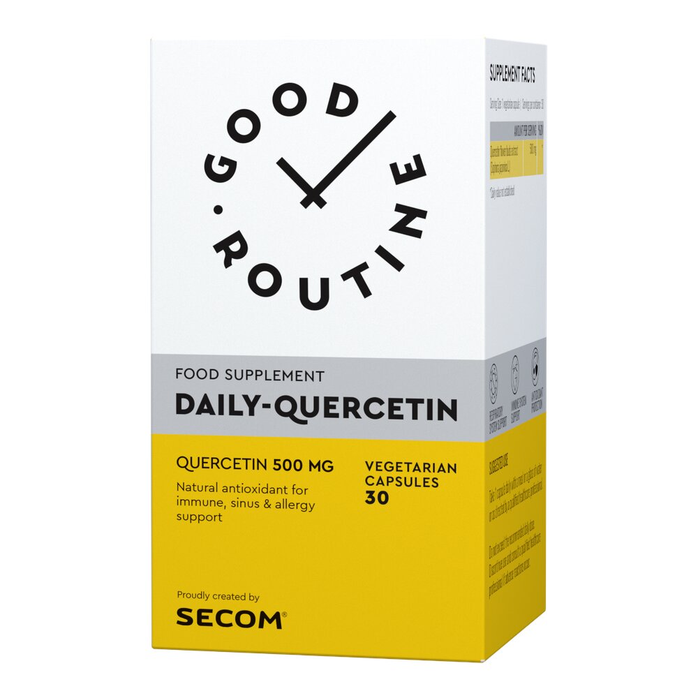 Daily Quercetin Good Routine, 500 mg, 30 capsule, Secom