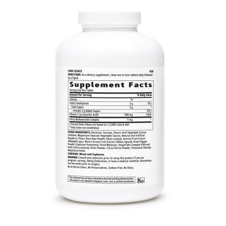 Vitamina C masticabila 500 mg, 180 tablete, GNC  647852