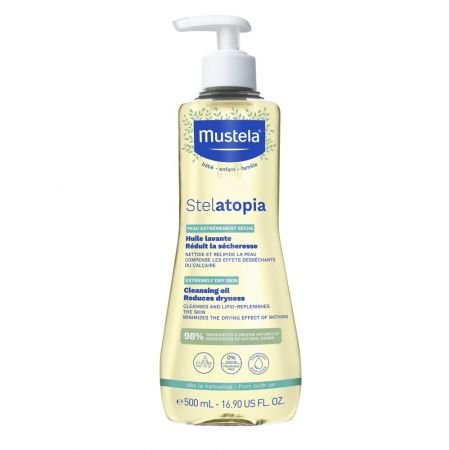 Ulei de curatare pentru piele atopica Stelatopia, 500 ml, Mustela 