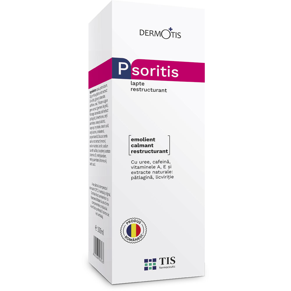 Lapte restructurant PsoriTis, 100 ml, Tis Farmaceutic