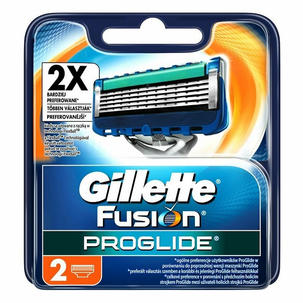 Rezerve pentru aparatul de ras Gillette Fusion Proglide, 2 bucati, P&G