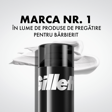 Spuma de ras pentru piele sensibila Sensitive Classic, 200 ml, Gillette 558230