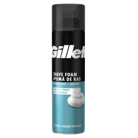 Spuma de ras pentru piele sensibila Sensitive Classic, 200 ml, Gillette