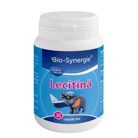 Lecitina, 1200 mg, 30 capsule moi, Bio Synergie