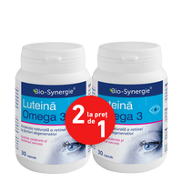 Pachet Luteina Omega 3, 30 + 30 capsule, Bio Synergie