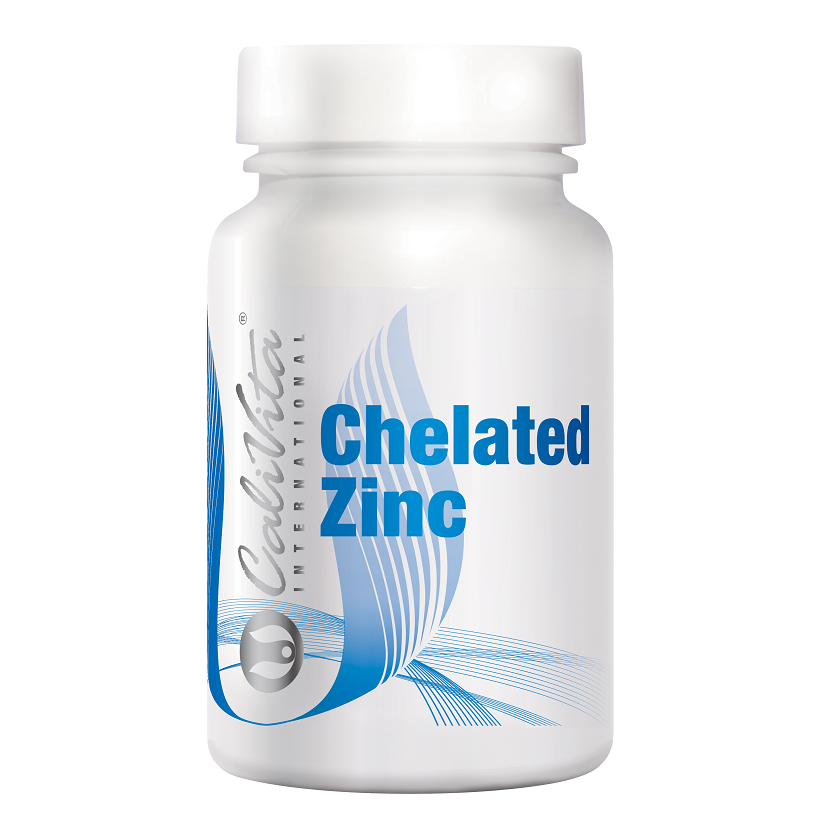 CHELATED ZINC 15 MG, 100 tablete, Calivita