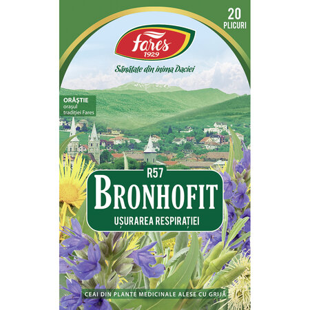 Ceai Bronhofit, R57, 20 plicuri, Fares 623941