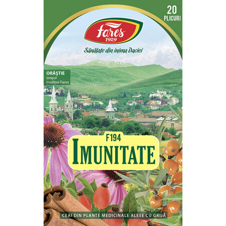 Ceai Imunitate F194, 20 plicuri, Fares 623967