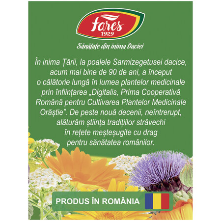 Ceai Vezica Biliara, D106,  20 plicuri, Fares 623982