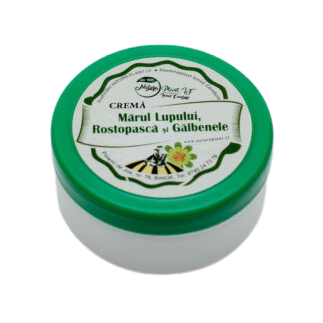 Crema cu marul lupului, rostopasca si galbenele, 100 ml, Natura Plant 