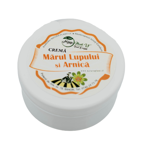 Crema cu marul lupului si arnica, 100 ml, Natura Plant