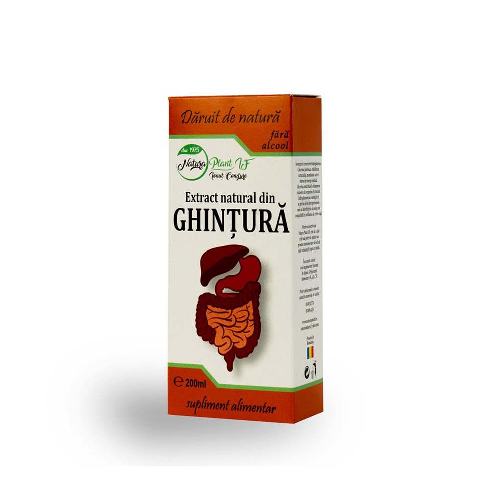 Extract din ghintura fara alcool, 200 ml, Natura Plant