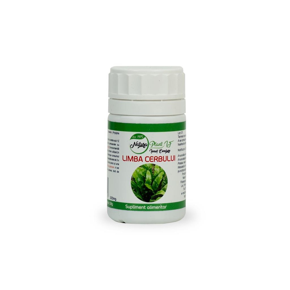 Limba Cerbului, 300 mg, 60 capsule, Natura Plant