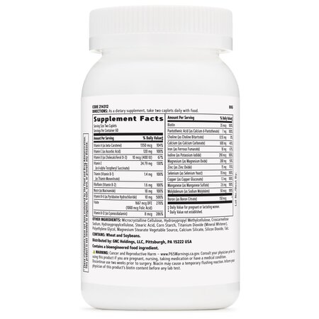 Women`s Prenatal Formula cu Fier, 120 tablete, GNC 614756
