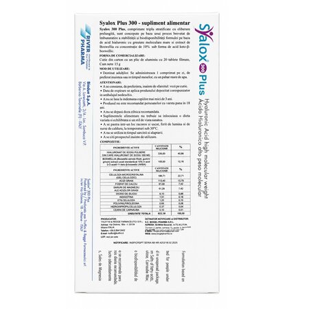 Syalox 300 Plus, 20 tablete, River Pharma 721000