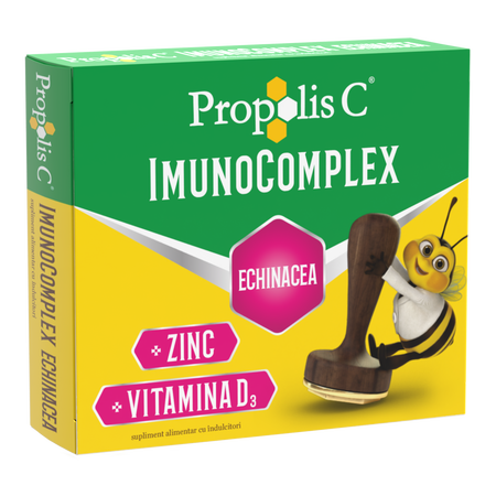 Propolis C Echinacea Imunocomplex, 20 comprimate, Fiterman