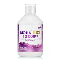 Biotina lichida, 10.000 mcg, 500 ml, Swedish Nutra