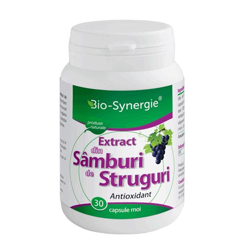 Extract din samburi de struguri  720 mg, 30 capsule, Bio Synergie