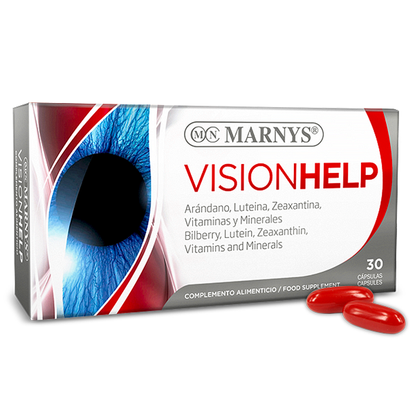 Visionhelp cu Luteina + Zeaxanthina + Beta-Caroten, 30 capsule, Marnys