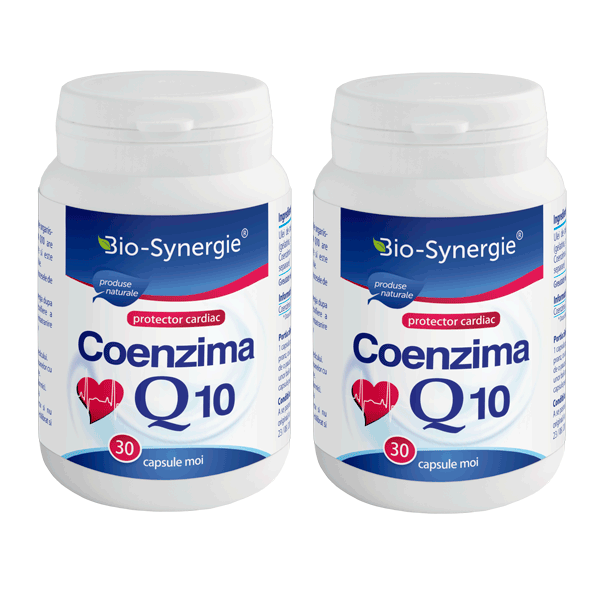 Pachet Coenzima Q10, 30 + 30 capsule, Bio Synergie