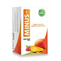 Supliment alimentar pentru controlul greutatii Minus-, 30 comprimate, Herbal New Life