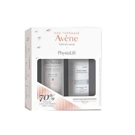 Pachet Physiolift Emulsie anti-age + Apa Termala, 30ml + 150ml, Avene