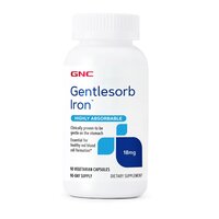Fier cu absorbtie usoara 18 mg (038312), 90 capsule, GNC