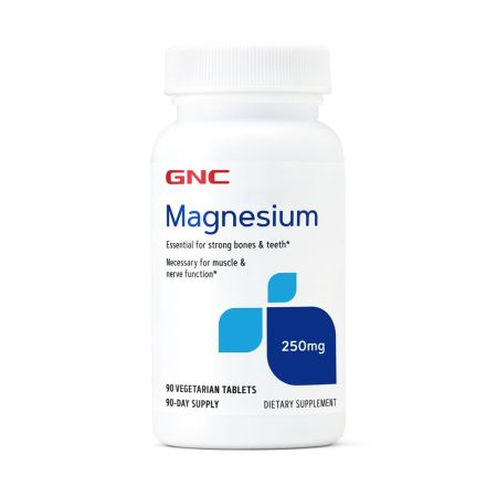 Magneziu 250 mg, 90 tablete (254213), GNC