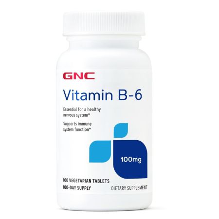 Vitamina B-6 100 mg (255215), 100 tablete, GNC