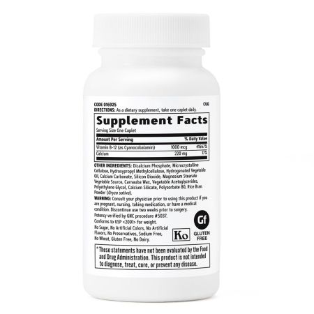 Vitamina B-12 1000 mcg (016925), 90 tablete, Gnc 647886